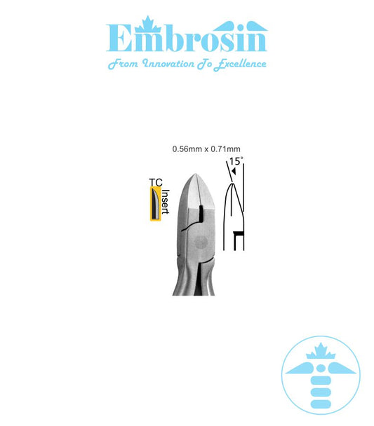 IE01-004 - Hard Wire Cutter, 15°, With TC Insert
