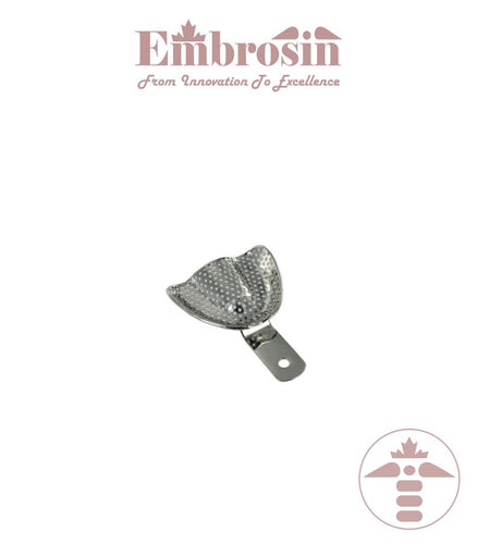 XE07-002M-U - Dental Impression Trays (Edentulous), Upper, Medium (Perforated)
