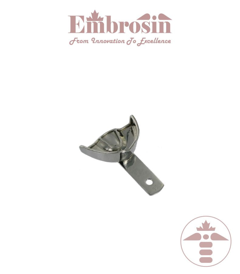XE07-005U - Impression Trays For Crown & Bridge Upper (65 x 39mm), Non-Perforated